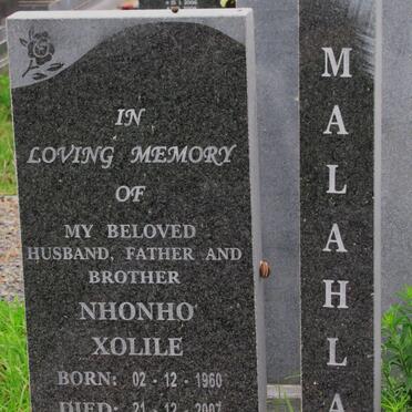MALAHLA Nhonho Xolile 1960-2007