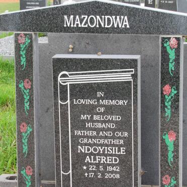MAZONDWA Ndoyisile Alfred 1942-2008