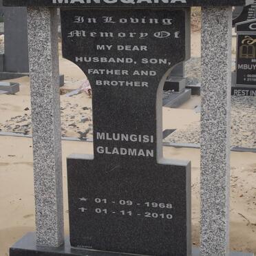 MANGQANA Mlungisi Gladman 1968-2010