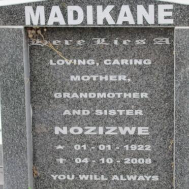 MADIKANE Nozizwe 1922-2008