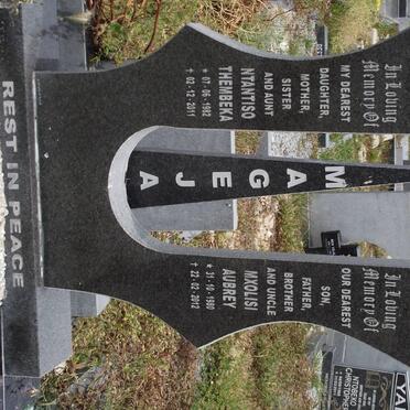 MAGEJA Mxolisi Aubrey 1980-2012 :: MAGEJA Ntantiso Thembeka 1982-2011