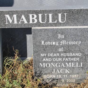 MABULU Mongameli Jack 1957-2009