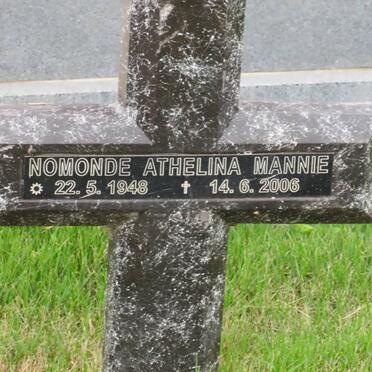 MANNIE Nomonde Athelina 1948-2006