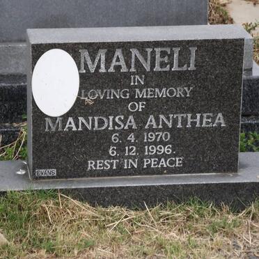 MANELI Mandisa Anthea 1970-1996