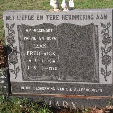 MARX Izak Frederick 1916-1992