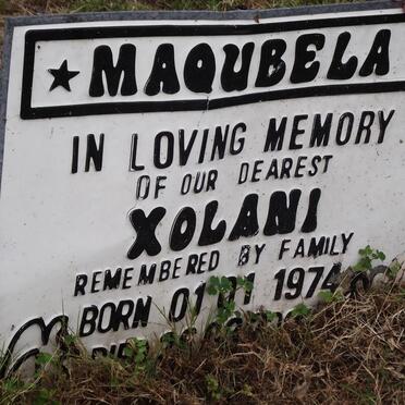 MAQUBELA Xolani 1974-2000