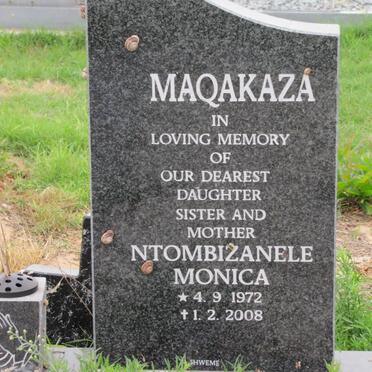 MAQAKAZA Ntombizanele Monica 1972-2008