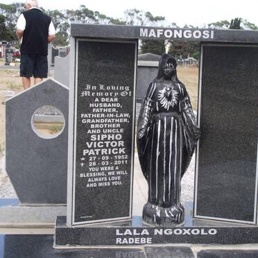 MAFONGOZI Sipho Victor Patrick 1952-2011