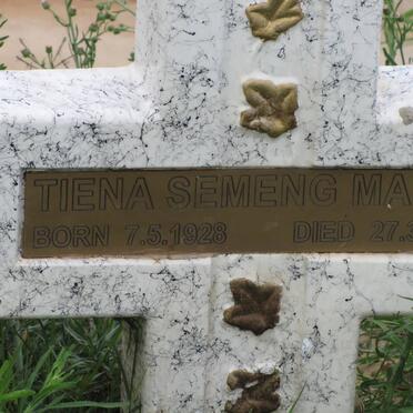 MASISI Tiena Semeng 1928-2008