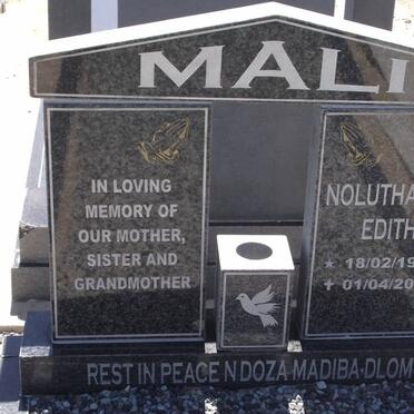 MALI Noluthando Edith 1955-2012