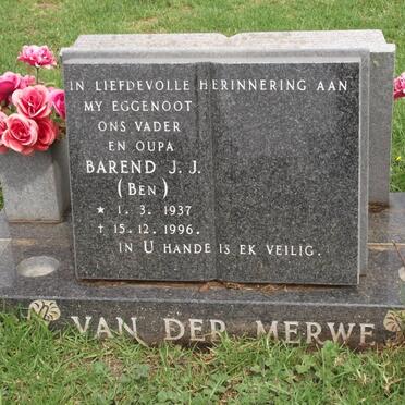 MERWE Barend J.J., van der 1937-1996