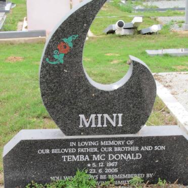 MINI Temba Mc Donald 1967-2005
