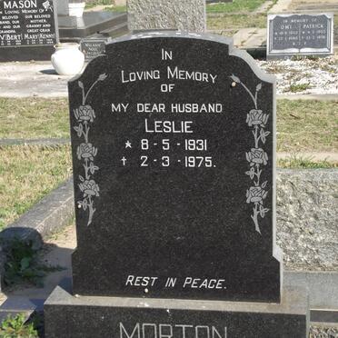 MORTON Leslie 1931-1975