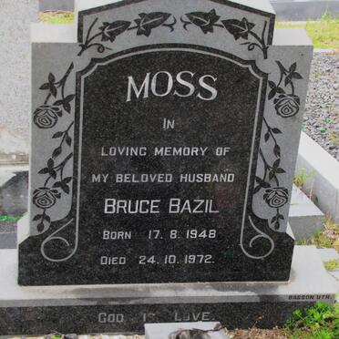 MOSS Bruce Bazil 1948-1972