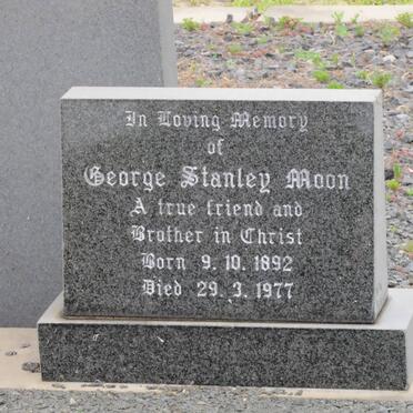 MOON George Stanley 1892-1977
