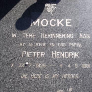 MOCKE Pieter Hendrik 1929-1981
