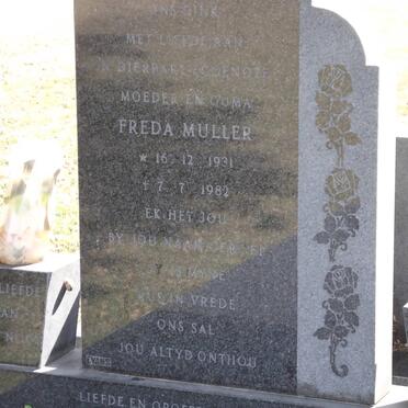 MULLER Freda 1931-1982