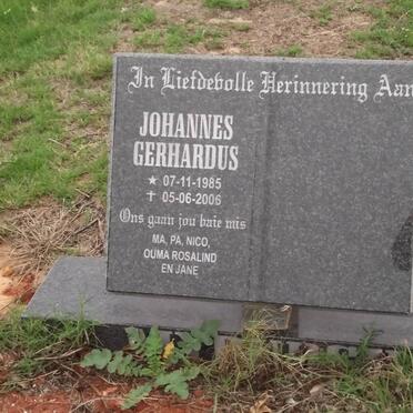 MYBURGH Johannes Gerhardus 1985-2006