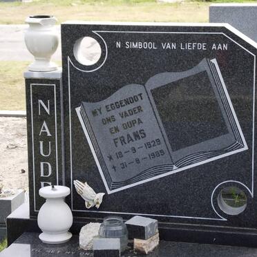 NAUDE Francois P. 1929-1985