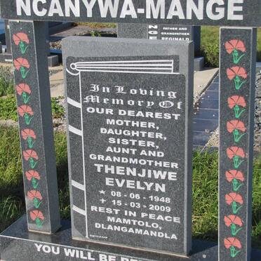 NCANYWA-MANGE Thenjiwe Evelyn 1948-2009
