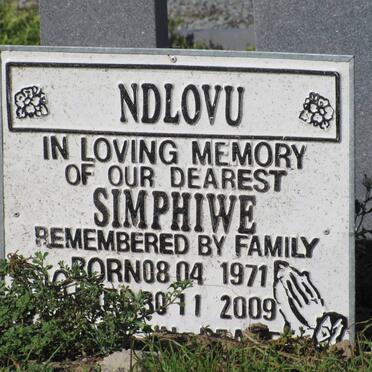 NDLOVU Simphiwe 1971-2009