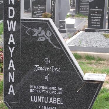 NDWAYANA Luntu Abel 1965-2008