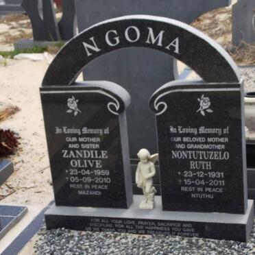 NGOMA Zandile Olive 1959-2010 :: NGOMA Nontutuzelo Ruth 1931-2011