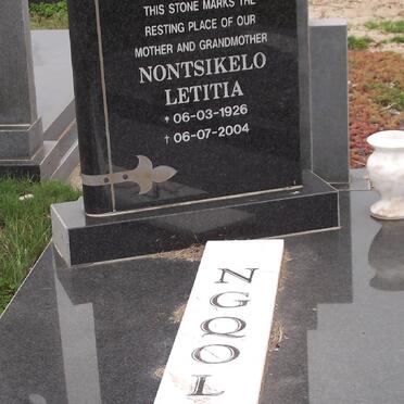 NGQOLOMBE Nontsikelo Letitia 1926-2004