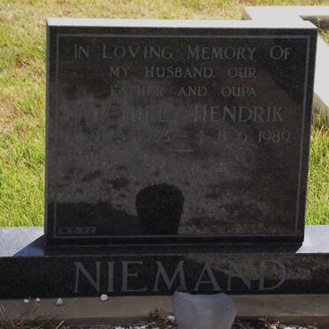 NIEMAND Michiel Hendrik 1933-1989
