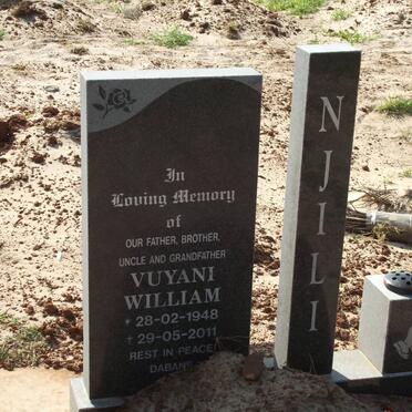 NJILI Vuyani William 1948-2011