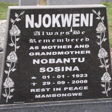 NJOKWENI Nobantu Sosina 1923-2008