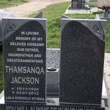 NKEBANA Thamsanqa Jackson 1924-2012