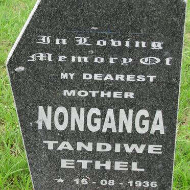 NONGANGA Tandiwe Ethel 1936-2009