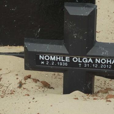 NOHA Nomhle Olga 1936-2012