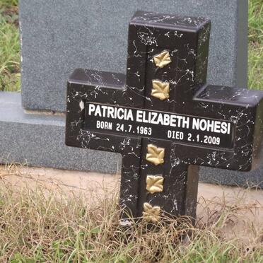 NOHESI Patricia Elizabetb 1963-2009