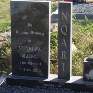 NQARI Vuyelwa Mabel 1931-2010