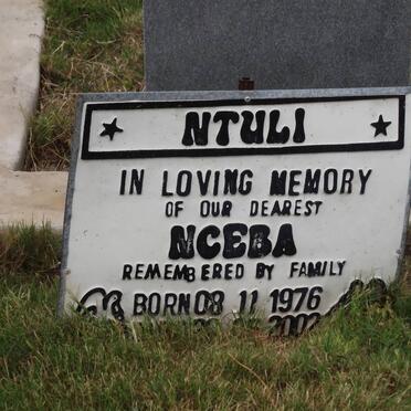 NTULI Nceba 1976-2002