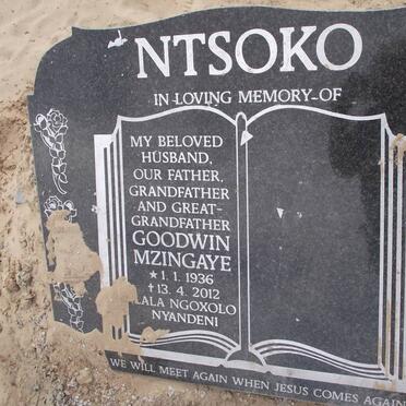 NTSOKO Goodwin Mzingaye 1936-2012