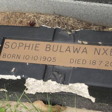 NXELE Sophie Bulawa 1905-2000