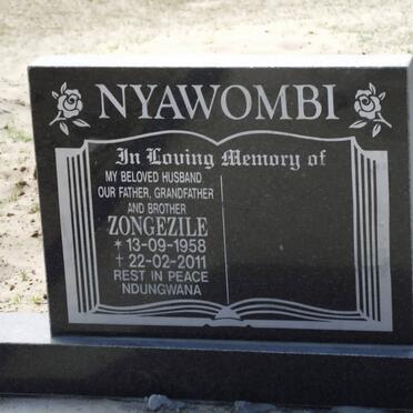 NYAWOMBI Zongezile 1958-2011