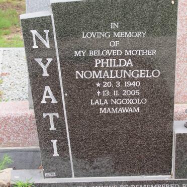 NYATI Philda Nomalungelo 1940-2005