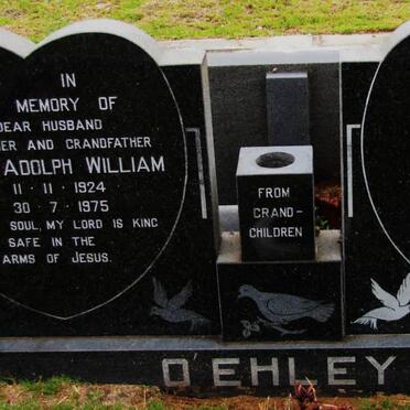 O'EHLEY Lincoln Adolph William 1924-1975 &amp; Stella Joyce 1926-2006
