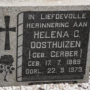OOSTHUIZEN Helena C. nee GERBER 1889-1973