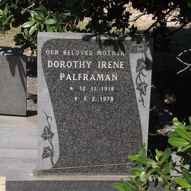 PALFRAMAN Dorothy Irene 1918-1978