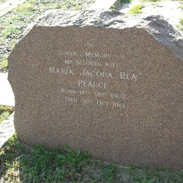 PEARCE Maria Jacoba Rea 1907-1961