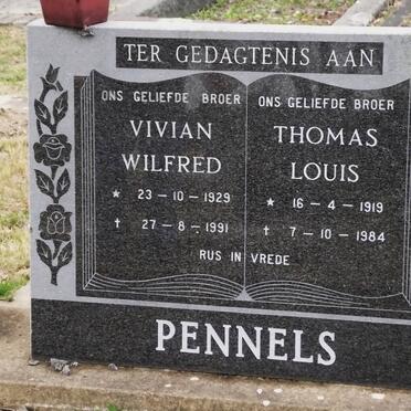 PENNELS Vivian Wilfred 1929-1991 :: PENNELS Thomas Louis 1919-1984