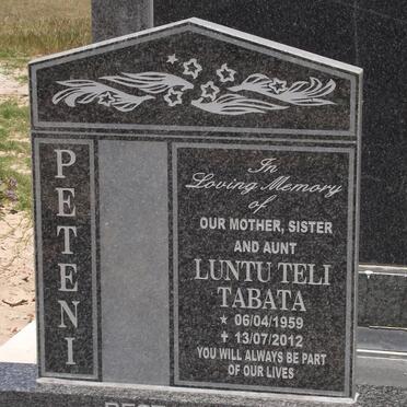 PETENI Luntu Teli Tabata 1959-2012