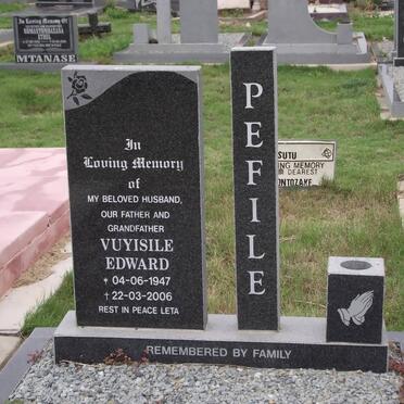 PEFILE Vuyisile Edward 1947-2006