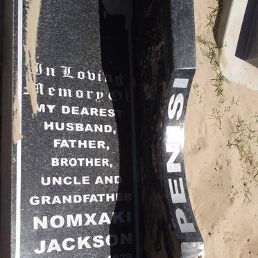PENISI Nomxaki Jackson 1929-2012