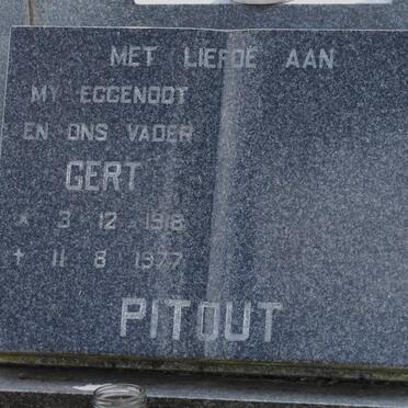 PITOUT Gert 1918-1977